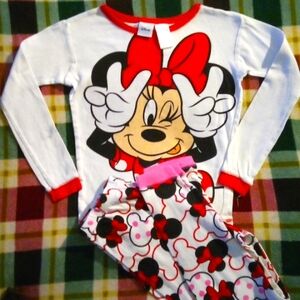 Minnie Mouse Set (Top and bottoms) size 10 by Disney